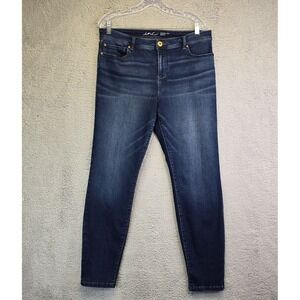 Inc Jeans Womens 16 Dark Wash Skinny Jeans‎ High Rise Blue Denim Stretchy 34x29